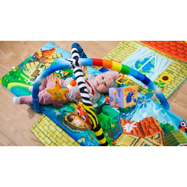 

Развивающий коврик AGNES PLUS Lionelo 142х142х45 см