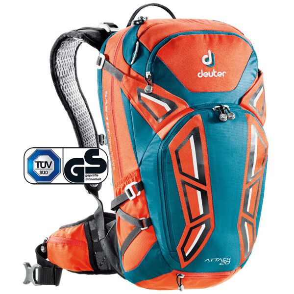 

Рюкзак Deuter Attack 20 цвет 9306 papaya-petrol (3200216 9306)