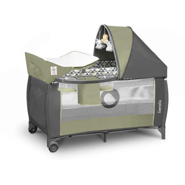 

Кроватка-манеж SVEN PLUS GREEN OLIVE Lionelo 125х65х77 см