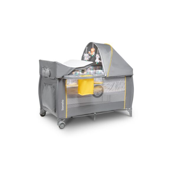 

Кроватка-манеж SVEN PLUS YELLOW SCANDI Lionelo 125x65x77 см