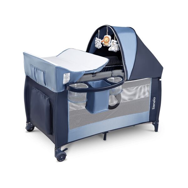 

Кроватка-манеж SVEN PLUS BLUE NAVY Lionelo 125х65х77 см