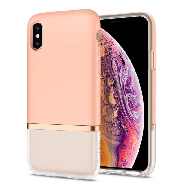 

Чехол Spigen для iPhone XS/X La Manon Jupe, Milk Peach (063CS25369)