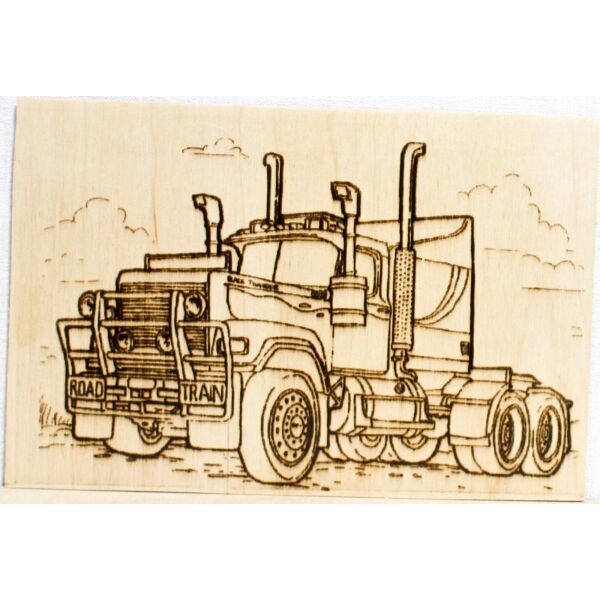 

Раскраска на дереве PRINT WOOD Авто Дальнобойщик 300 * 400мм (Р0028)