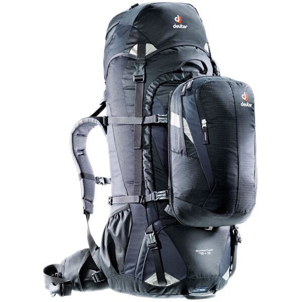 

Рюкзак Deuter Quantum 70+10 цвет 7400 black-silver (3510415 7400)