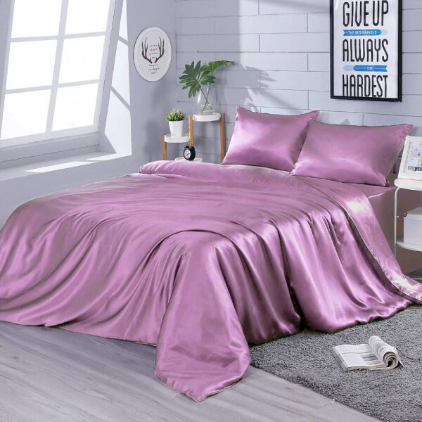 

Постельное белье Zastelli Wisteria шелк фиолет евро 200х220
