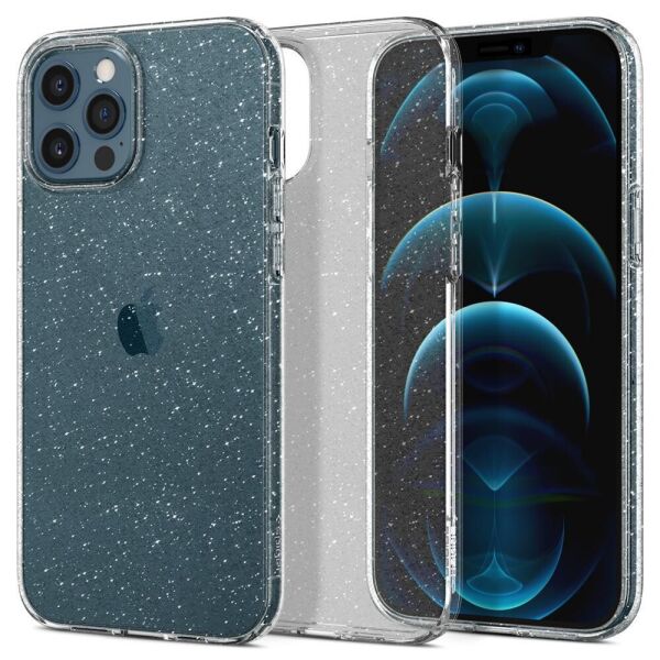 

Чехол Spigen для iPhone 12 Pro Max Liquid Crystal Glitter, Crystal Quartz (ACS01614)