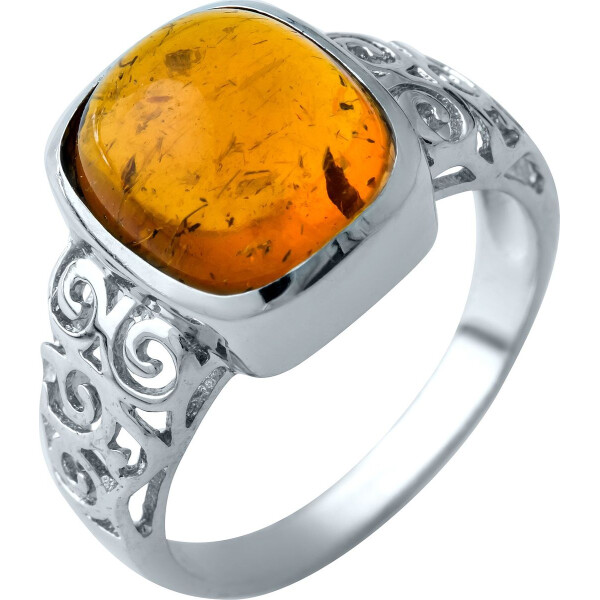 

Кольцо из серебра с янтарем, размер 17 (1686128)