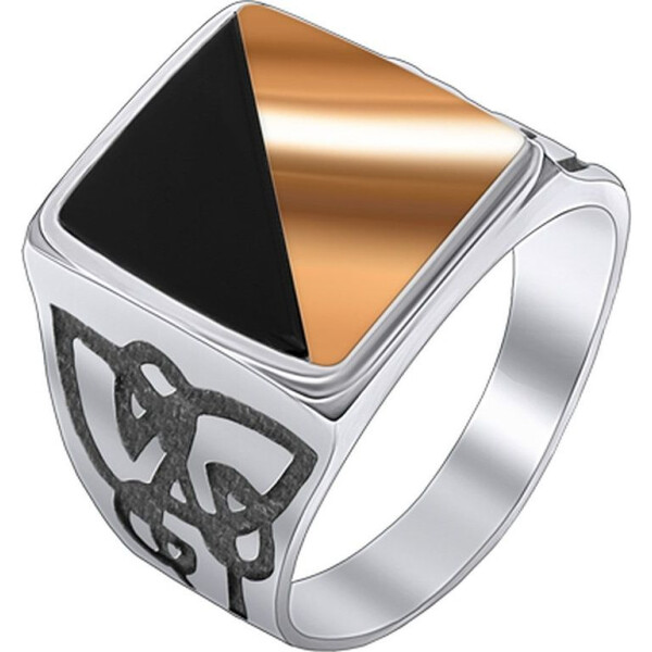 Кольцо из серебра, размер 22 (1686463)