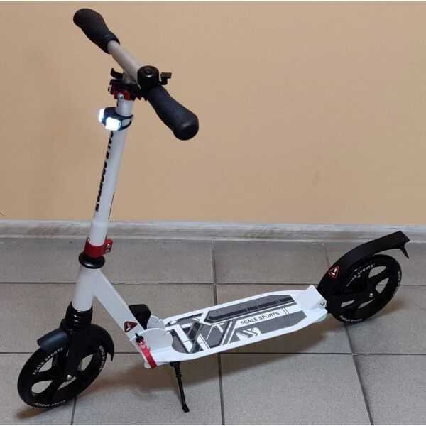 

САМОКАТ ДВУХКОЛЕСНЫЙ SCALE SPORTS SS-07. WHITE. LED-ФОНАРИК!
