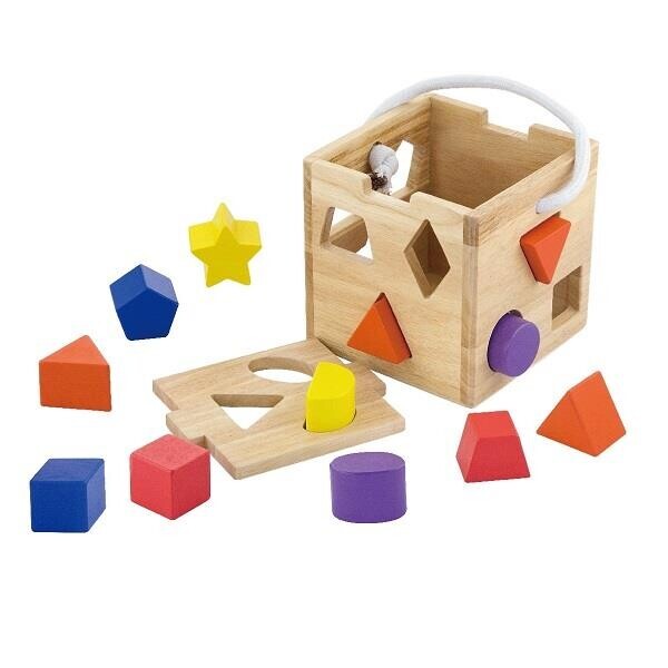 

Сортер Кубик Viga Toys 14,5х14,5х14,5 см Разноцветный
