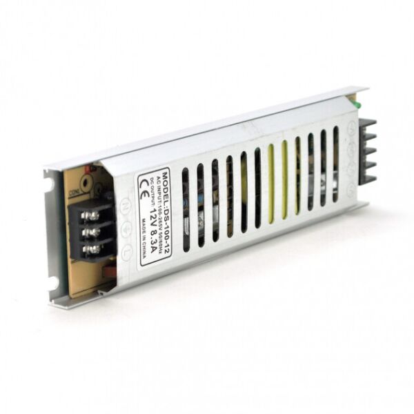 

Импульсный блок питания NRU DS-100-12 12В 8.3А (100Вт) SLIM