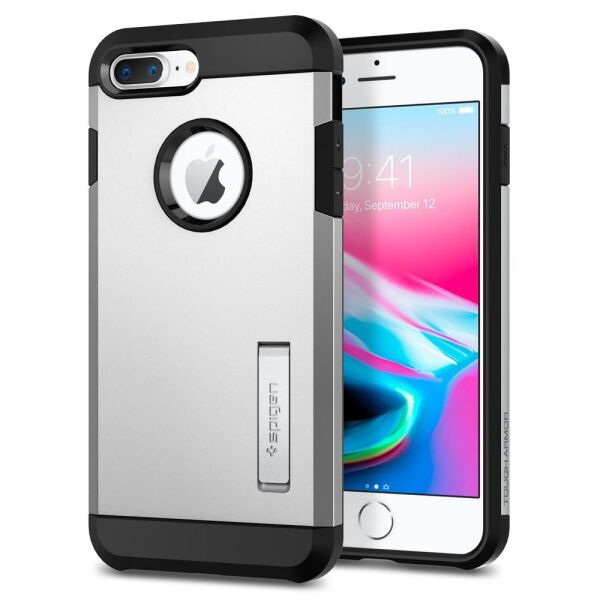 

Чехол Spigen для iPhone 8 Plus / 7 Plus Tough Armor 2, Satin Silver