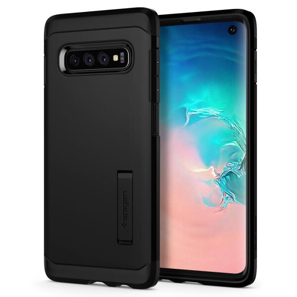

Чехол Spigen для Samsung Galaxy S10 Tough Armor, Black (605CS25805)