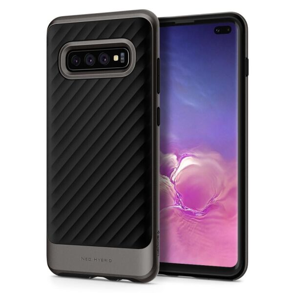 

Чехол Spigen для Samsung Galaxy S10 Plus Neo Hybrid, Gunmetal (606CS25774)