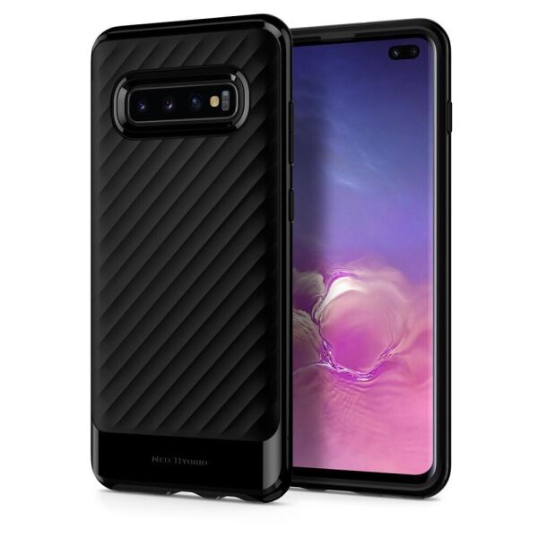 

Чехол Spigen для Samsung Galaxy S10 Plus Neo Hybrid, Midnight Black (606CS25773)