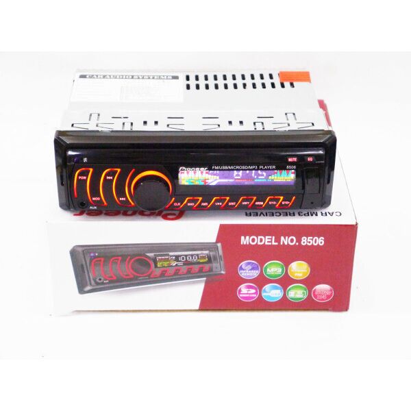 

Автомагнитола 1DIN MP3-8506 RGB Автомобильная магнитола RGB панель + пульт управления