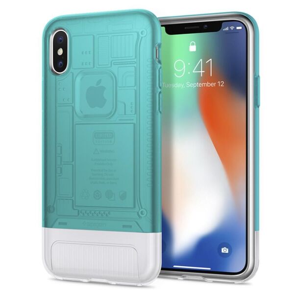 

Чехол Spigen для iPhone X Classic C1, Bondi Blue (057CS23194)