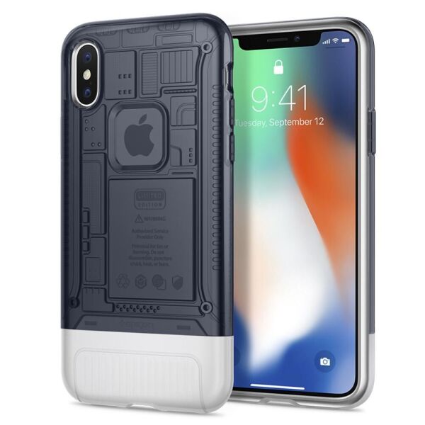 

Чехол Spigen для iPhone X Classic C1, Graphite (057CS23197)