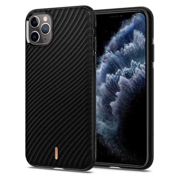 

Чехол Spigen для Apple iPhone 11 Pro Max Ciel Wave Shell, Black (075CS27175)