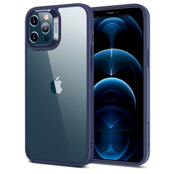 

Чехол ESR для iPhone 12 / 12 Pro Classic Hybrid, Blue bumper+Clear back (3C01201210301)