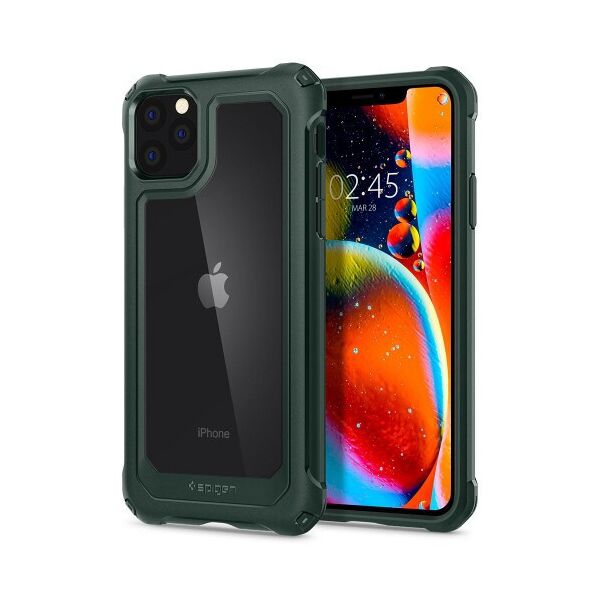 

Чехол Spigen для iPhone 11 Pro Max Gauntlet, Hunter Green (075CS27497)