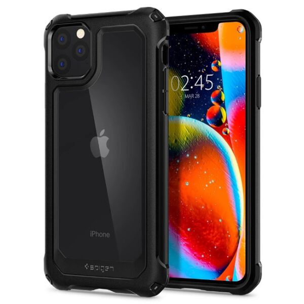 

Чехол Spigen для iPhone 11 Pro Gauntlet, Carbon Black (077CS27515)