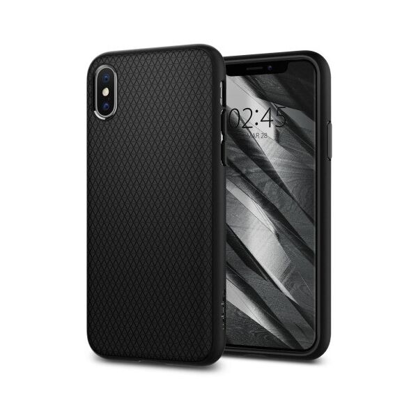 

Чехол Spigen для iPhone XS/X Liquid Air, Matte Black (063CS25114)