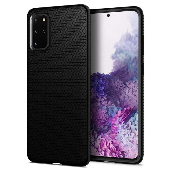

Чехол Spigen для Samsung Galaxy S20 Plus Liquid Air, Matte Black (ACS00754)