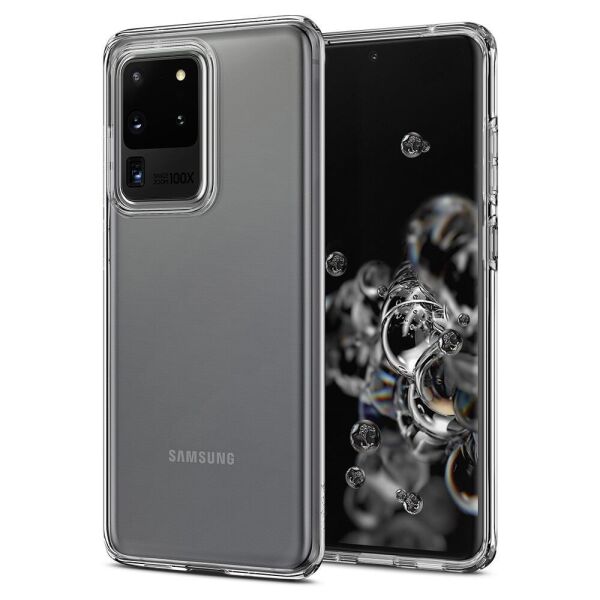 

Чехол Spigen для Samsung Galaxy S20 Ultra, Liquid Crystal, Crystal Clear (ACS00709)