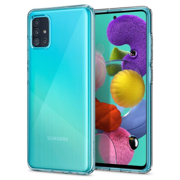 

Чехол Spigen для Samsung Galaxy A51 Liquid Crystal, Crystal Clear (ACS00564)