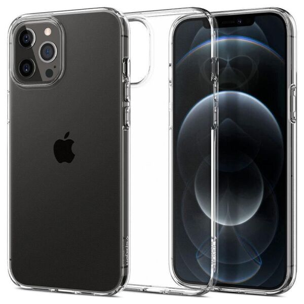 

Чехол Spigen для iPhone 12 / 12 Pro Liquid Crystal, Crystal Clear (ACS01697)