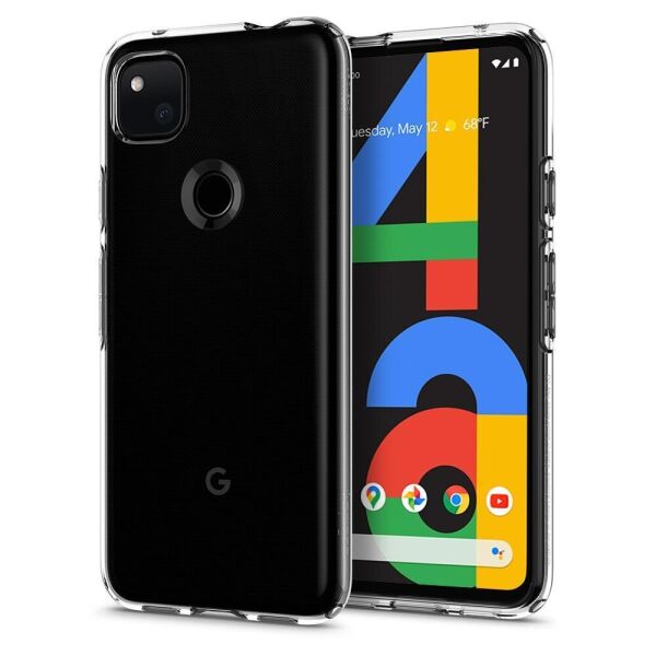 

Чехол Spigen для Google Pixel 4a Liquid Crystal, Crystal Clear (ACS01011)