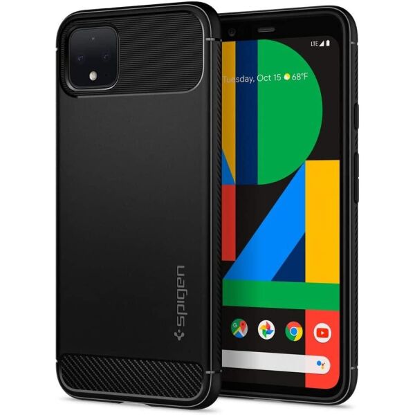 

Чехол Spigen для Google Pixel 4 - Rugged Armor, Matte Black (F26CS27575)
