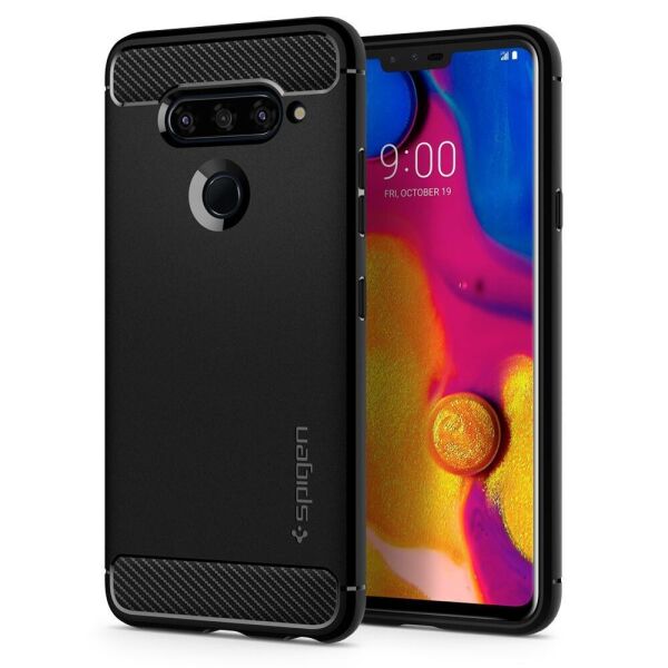 

Чехол Spigen для LG V40 ThinQ Rugged Armor, Black (A31CS25041)