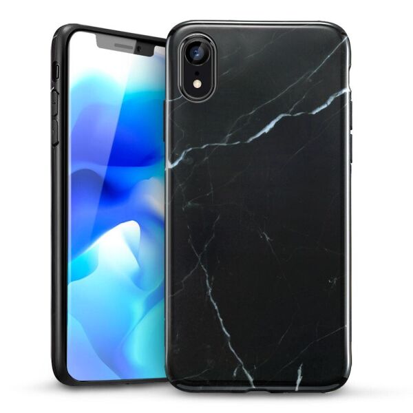 

Чехол ESR для iPhone XR Marble Slim, Black (4894240071700)