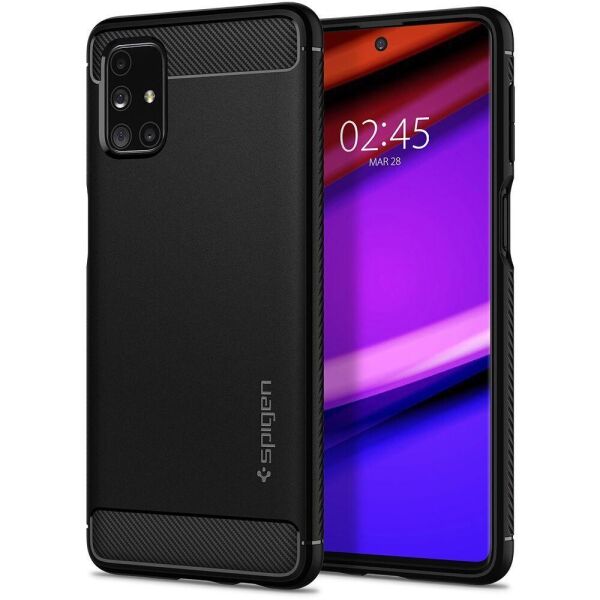 

Чехол Spigen для Samsung Galaxy M31S - Rugged Armor, Matte Black (ACS01459)