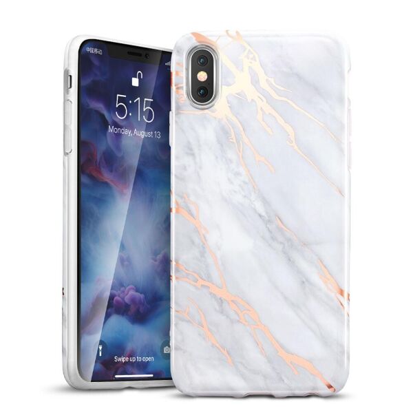 

Чехол ESR для iPhone XS/X Marble Slim, Gray Gold (4894240056721)