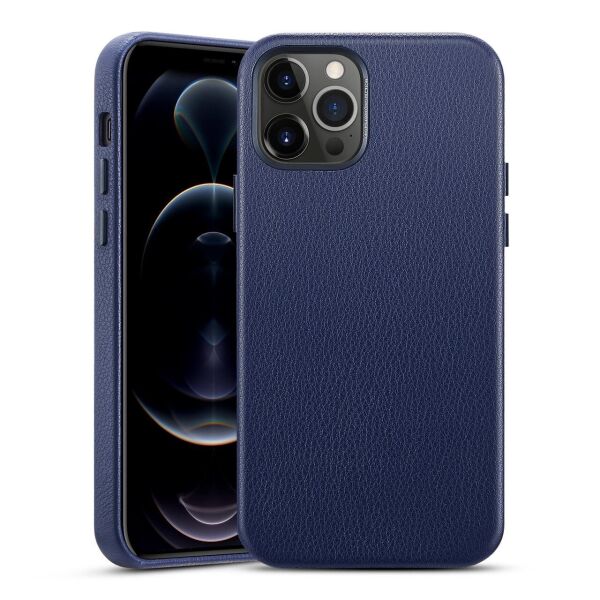 

Чехол ESR для iPhone 12 Pro Max Metro Premium Leather, Navy Blue (3C01201410301)