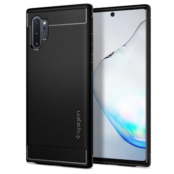 

Чехол Spigen для Samsung Galaxy Note 10 Plus / 10 Plus 5G Rugged Armor, Matte Black (627CS27331)