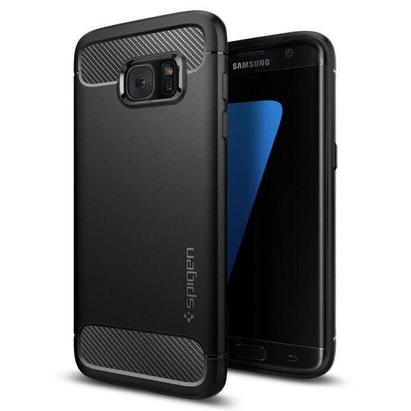 

Чехол Spigen для Samsung S7 Edge Rugged Armor, Black