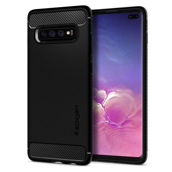 

Чехол Spigen для Samsung Galaxy S10 Plus Rugged Armor, Black (606CS25765)