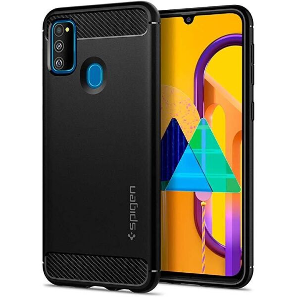 

Чехол Spigen для Samsung Galaxy M30s Rugged Armor, Black (ACS00091)