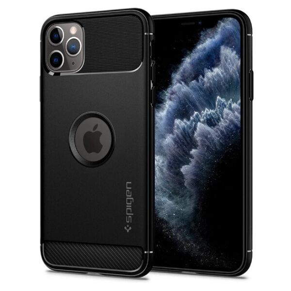

Чехол Spigen для iPhone 11 Pro Rugged Armor, Black (077CS27231)