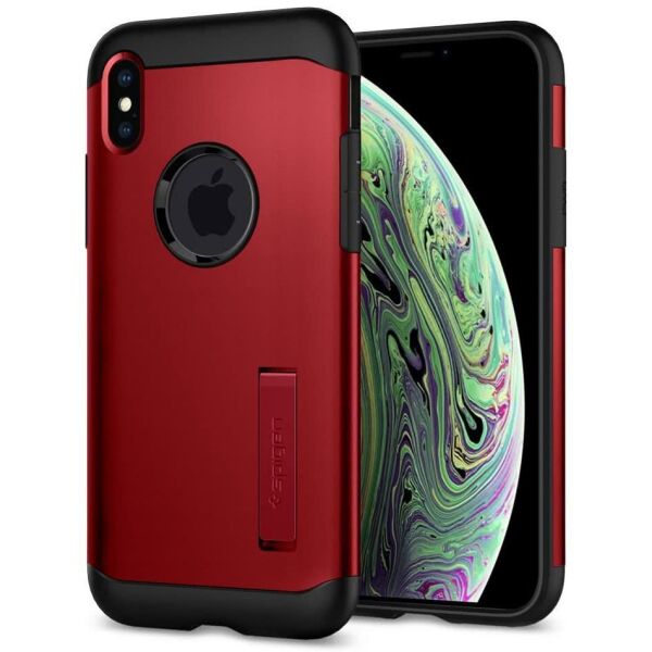 

Чехол Spigen для iPhone XS Max Slim Armor, Merlot Red (065CS25158)
