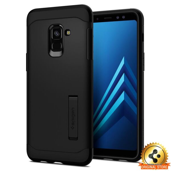 

Чехол Spigen для Samsung A8 (2018) Slim Armor, Black (590CS22753)