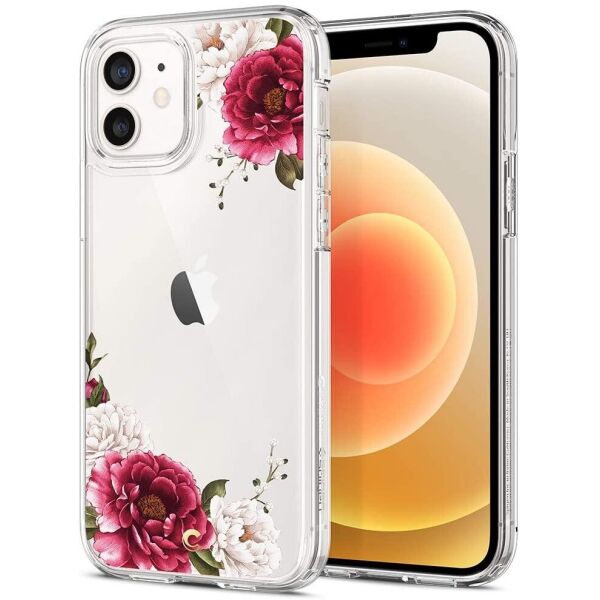 

Чехол Spigen для iPhone 12 / iPhone 12 Pro Ciel, Red Floral (ACS01729)