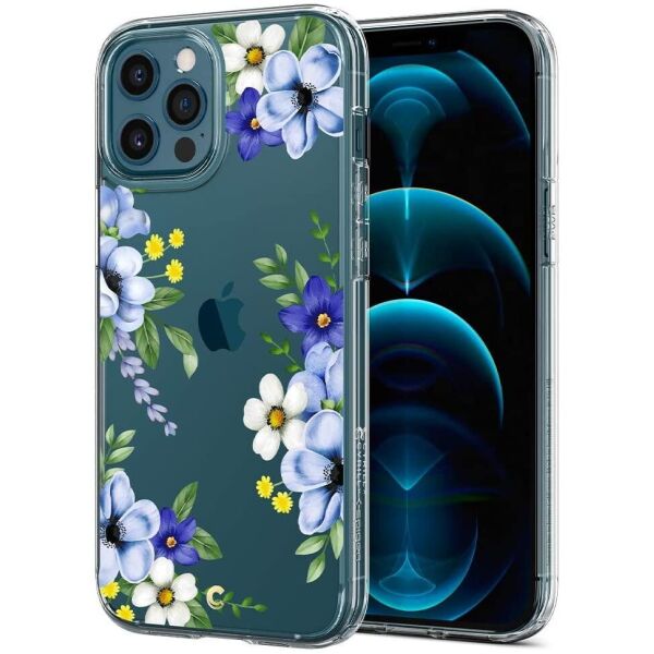 

Чехол Spigen для iPhone 12 Pro Max Ciel, Cecile Midnight Bloom (ACS01827)