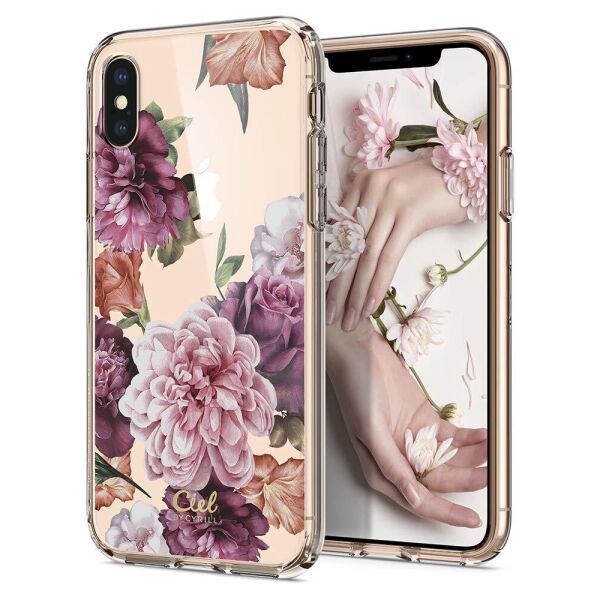 

Чехол Spigen для iPhone XS / X Ciel by CYRILL, Rose Floral (063CS24937)