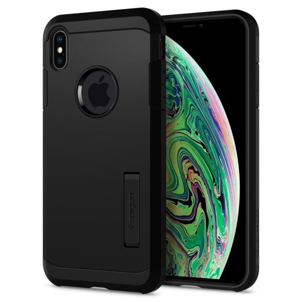 

Чехол Spigen для iPhone XS MAX Tough Armor, Black (065CS25130)