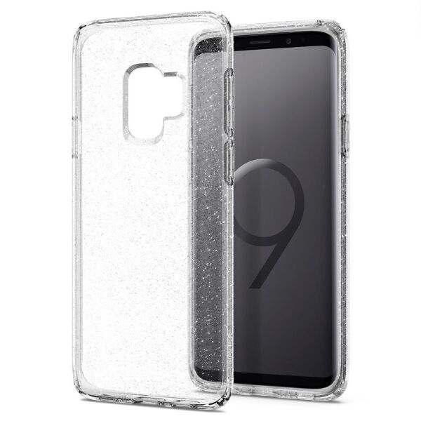

Чехол Spigen для Samsung S9 Liquid Crystal Glitter, Crystal Quartz